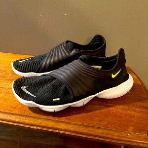 Nike Free RN Flyknit 3.0 running shoes.